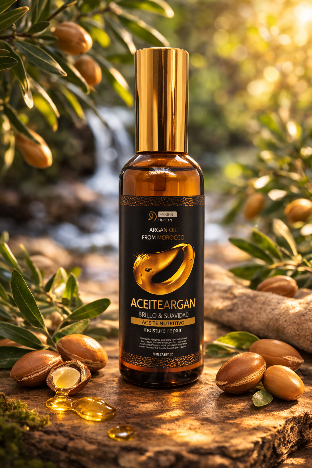 Aceite Nutritivo ARGÁN, Brillo y Suavidad.